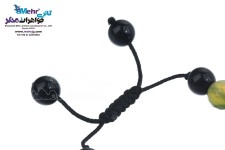دستبند طلا و سنگ - طرح جغد