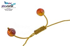 دستبند طلا و سنگ - طرح جغد