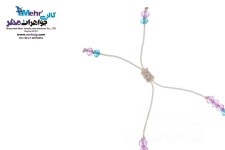 دستبند طلا و مهره - طرح فرشته