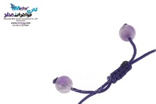 دستبند طلا و سنگ - طرح کیتی