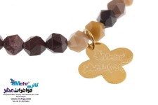 دستبند طلا و سنگ - طرح ون‌کلیف