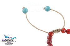 دستبند طلا و سنگ - طرح اسلیمی