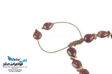دستبند طلا و سنگ - طرح عاشقانه