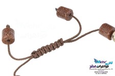 دستبند طلا و سنگ - طرح پروانه