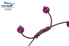 دستبند طلا و سنگ - طرح پروانه