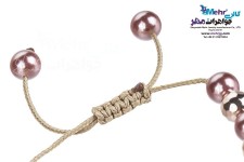 دستبند طلا و سنگ - طرح پنجره