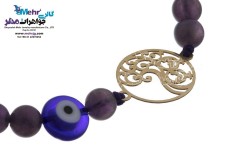 دستبند طلا و سنگ - طرح سیمرغ