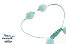 دستبند طلا و سنگ - طرح پرنده و شاخه