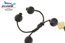 دستبند طلا و سنگ - طرح شبدر چهار برگ