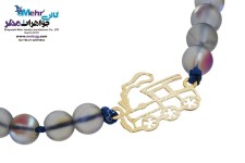 دستبند طلا و سنگ - طرح قطار