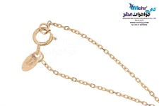 آویز ساعت طلا - طرح هندسی