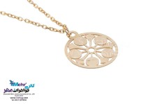 آویز ساعت طلا - طرح هندسی