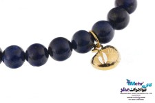 دستبند طلا و سنگ - طرح سیب