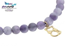 دستبند طلا و سنگ - طرح گربه
