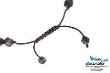 دستبند طلا و سنگ - طرح لنگر