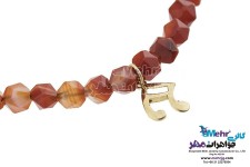 دستبند طلا و سنگ - طرح نت موسیقی