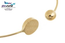 دستبند النگویی طلا - طرح هندسی
