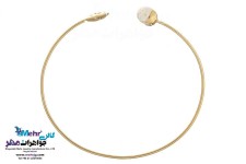 دستبند النگویی طلا - طرح گل