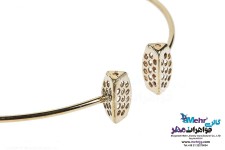 دستبند النگویی طلا - طرح هندسی