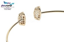 دستبند النگویی طلا - طرح هندسی