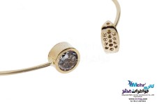 دستبند النگویی طلا - طرح هندسی