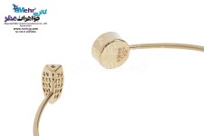 دستبند النگویی طلا - طرح هندسی