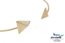 دستبند النگویی طلا - طرح پیرامید