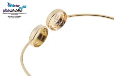 دستبند النگویی طلا - طرح هندسی