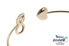 دستبند النگویی طلا - طرح بی‌نهایت