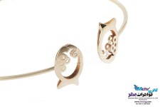 دستبند النگویی طلا - طرح ماهی