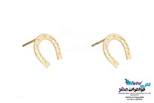 گوشواره طلا - طرح نعل اسب