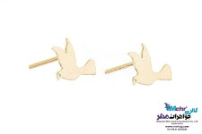 گوشواره طلا - طرح پرنده