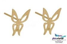 گوشواره طلا - طرح پروانه