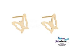 گوشواره طلا - طرح پروانه