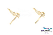 گوشواره طلا - طرح پروانه
