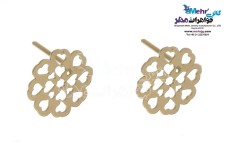 گوشواره طلا - طرح گل