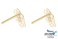 گوشواره طلا - طرح گل