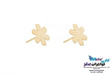گوشواره طلا - طرح گل یاسمن