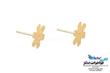 گوشواره طلا - طرح گل یاسمن