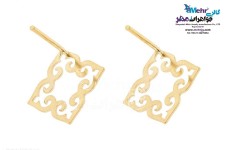 گوشواره طلا - طرح اسلیمی