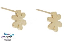 گوشواره طلا - طرح گل یاسمن