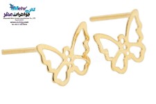 گوشواره طلا - طرح پروانه
