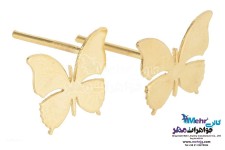 گوشواره طلا - طرح پروانه