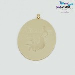 آویز طلا - طرح طاووس