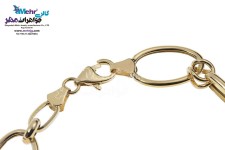 دستبند طلا - طرح هندسی