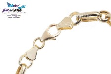 دستبند طلا - طرح گل