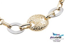 دستبند طلا - طرح گل