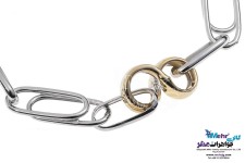 دستبند طلا - طرح هندسی