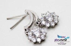 گوشواره طلا - طرح گل
