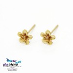 گوشواره طلا - طرح شکوفه‌ی سیب